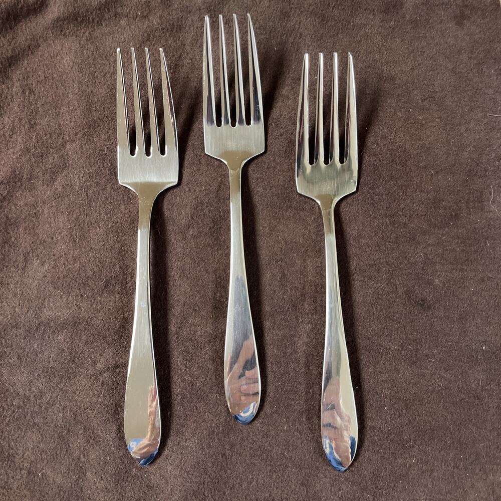 Towle Salad Fork Boston Antique 18-10 Stainless Japan Set Of 3